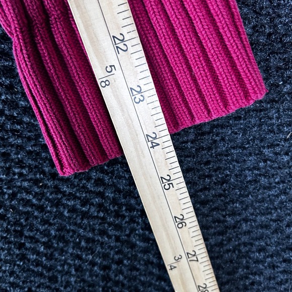 Lauren Ralph Lauren Women Ribbed Knit Boat Neck Long Sleeve Sweater Crimson Red - Picture 7 of 9